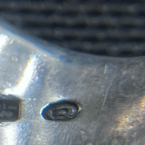 Vintage Sterling Silver 925 Square Framed Hearts‎ Ring Hallmarked Size 7.5 - Picture 10 of 16